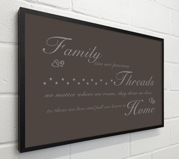 Family Quote Family Ties Are Precious Chocolate