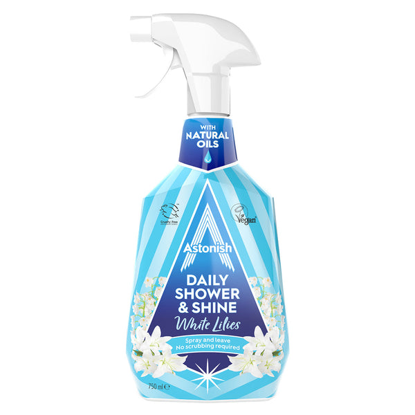 Astonish Daily Shower Shine Cleaner White Lilies - 750ml