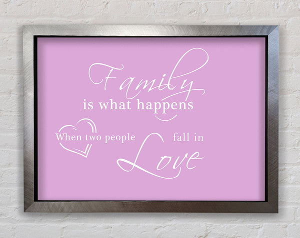 Familienzitat Familie ist, was passiert Pink