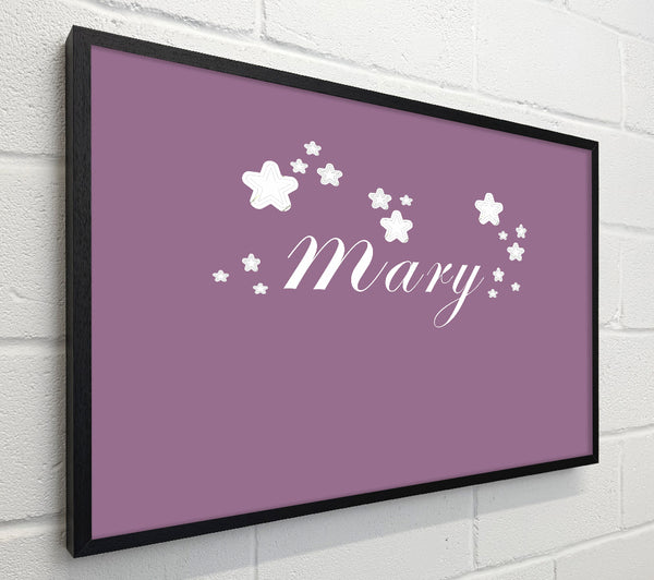 Girls Room Quote Your Name In Stars Dusty Pink
