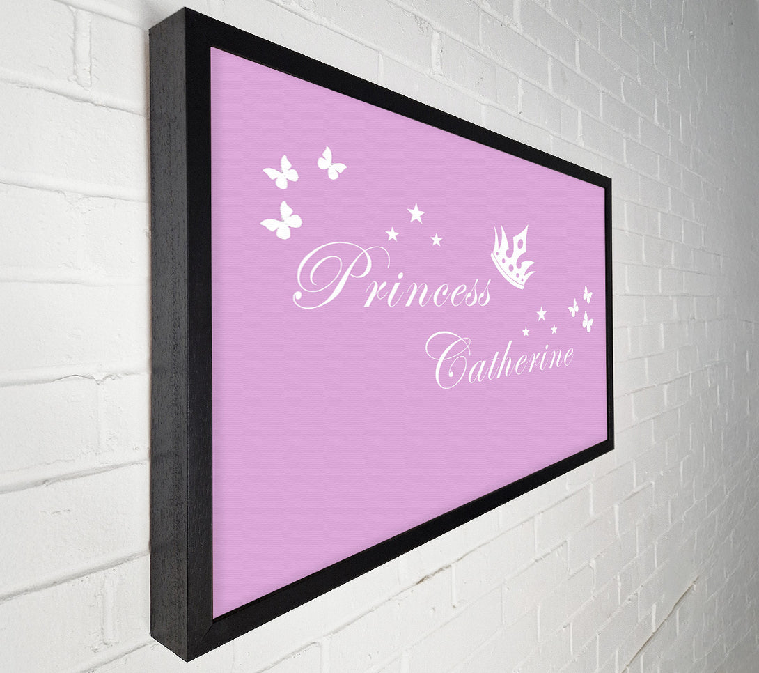  A Canvas Print of Your Own Name Princess 2 Pink Canvas Art