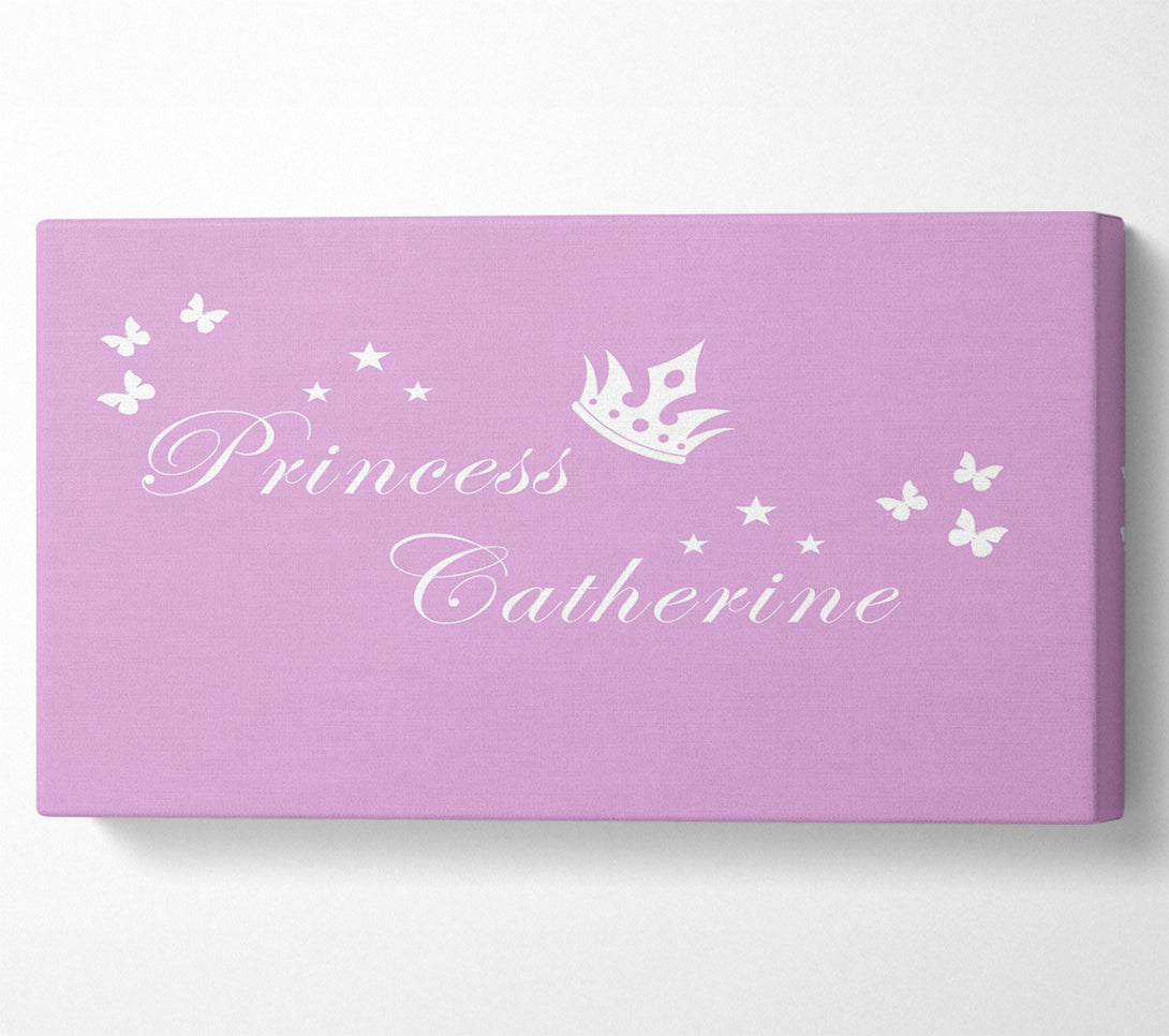  A Canvas Print of Your Own Name Princess 2 Pink Canvas Art
