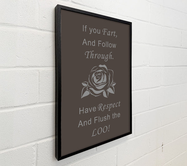 Bathroom Quote If You Fart Chocolate