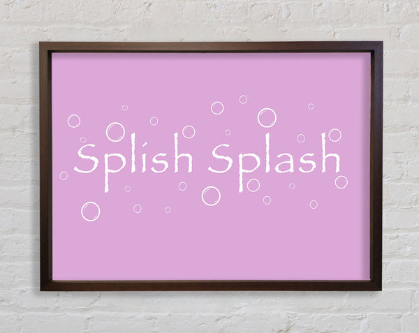 Badezimmer Zitat Splish Splash Badezimmer Pink
