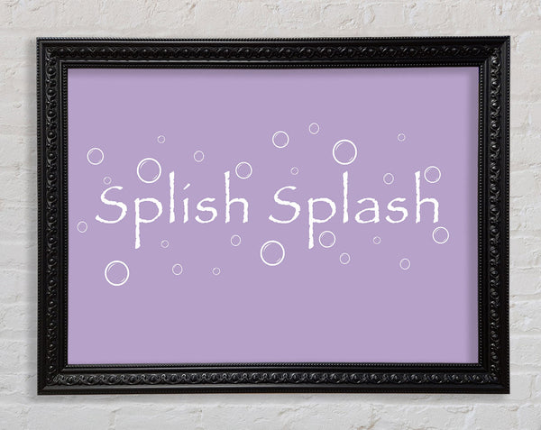 Badezimmer Zitat Splish Splash Badezimmer Lila
