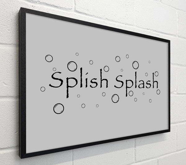 Bathroom Quote Splish Splash Bathroom Grey