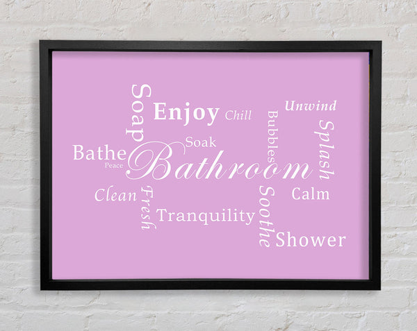 Badezimmer Zitat Badezimmer Tranquility Pink