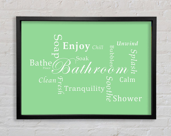 Bathroom Quote Bathroom Tranquility Green