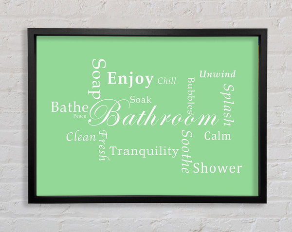 Badezimmer Zitat Badezimmer Tranquility Grün