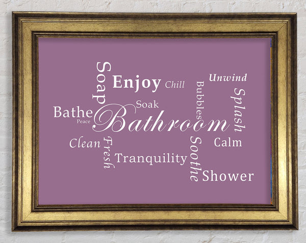 Badezimmer Zitat Badezimmer Tranquility Dusty Pink