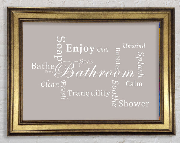 Badezimmer Zitat Badezimmer Tranquility Beige