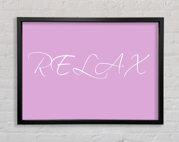 Badezimmer Zitat Relax Pink