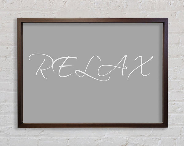 Badezimmer Zitat Relax Grau Weiß