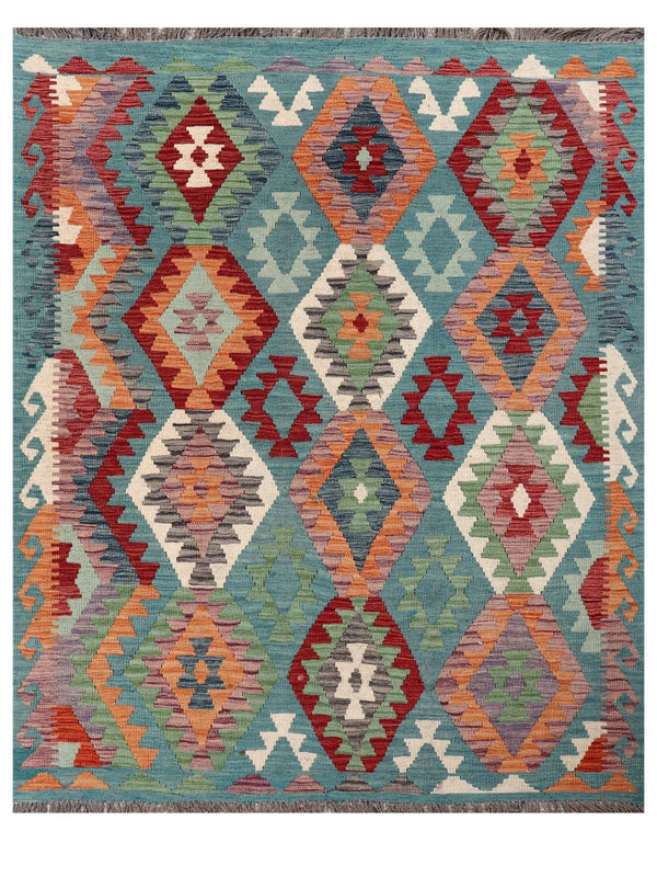 Maimana Afghanistan Kilim Rug - 200 x161 cm