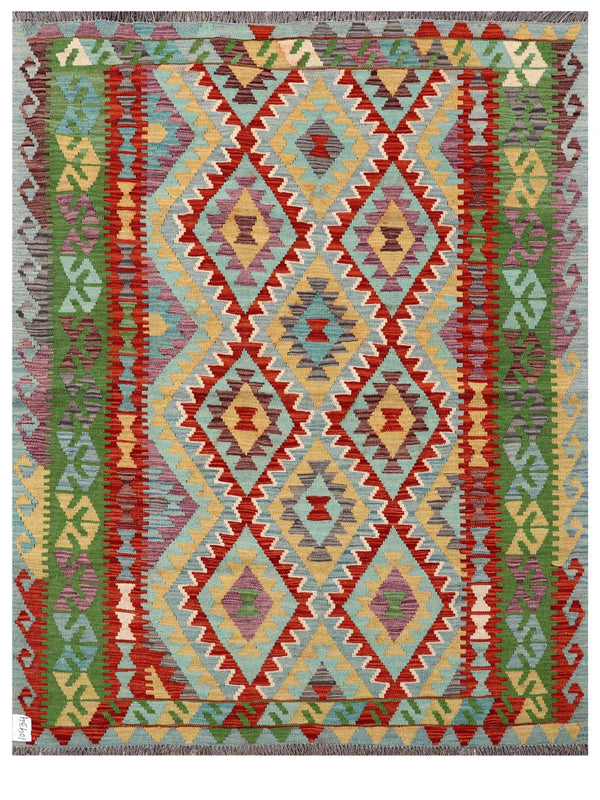 Maimana Afghanistan Kilim Rug - 194 x152 cm