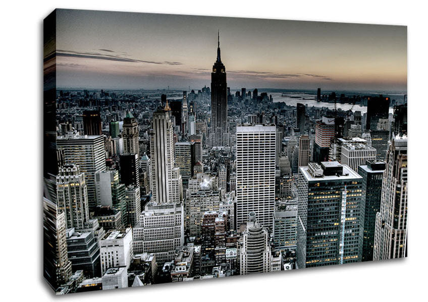 Across New York Canvas Wall Art