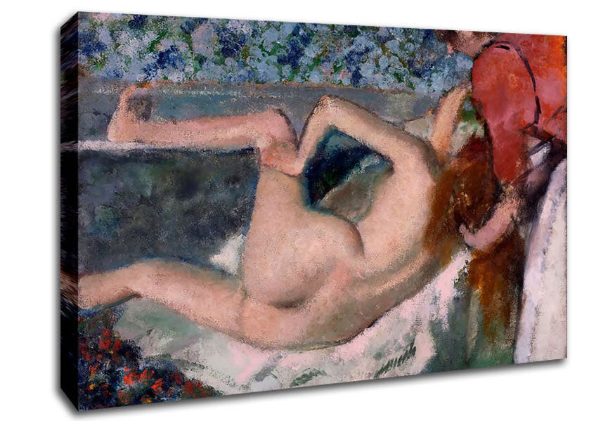 Degas After The Bath Canvas Wall Art