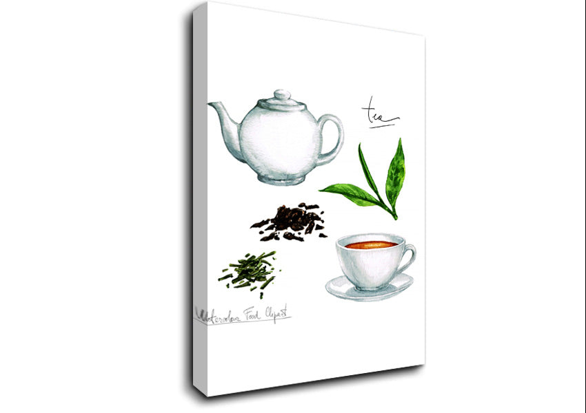 Tea Selection Canvas Wall Art