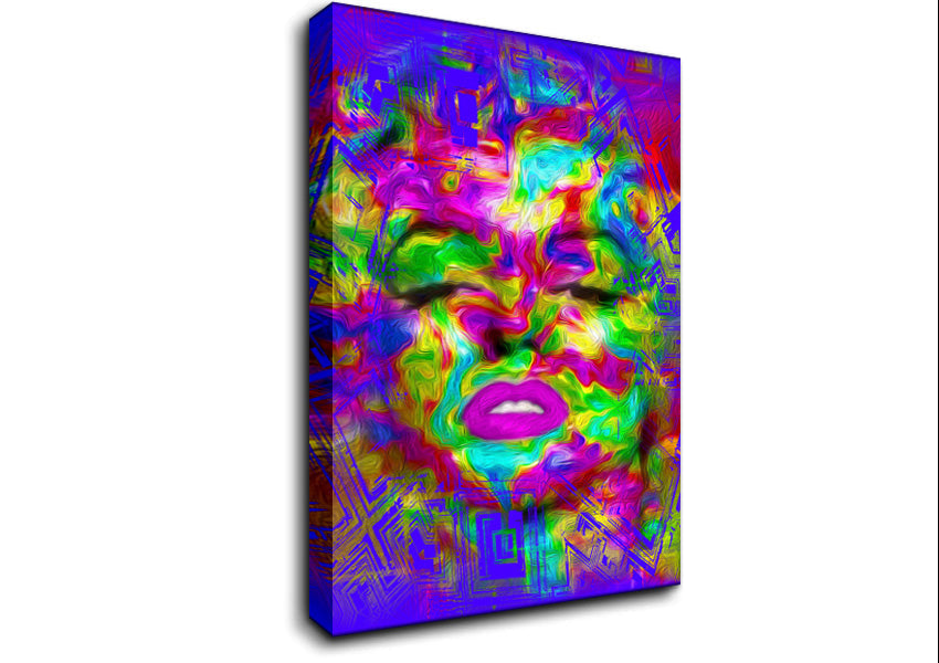 Marilyn Monroe Rainbow Canvas Wall Art