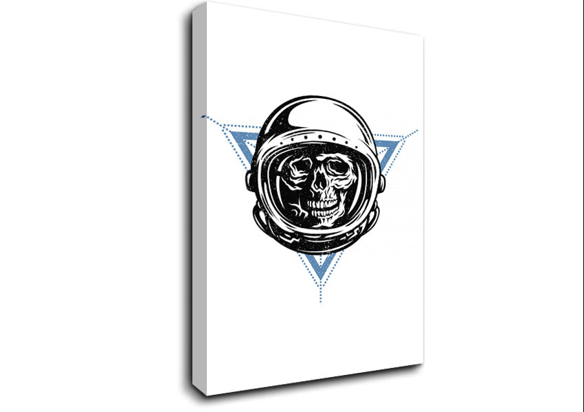 Space Skull Canvas Wall Art