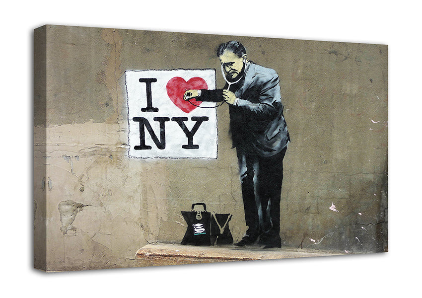 I love NY Canvas Wall Art