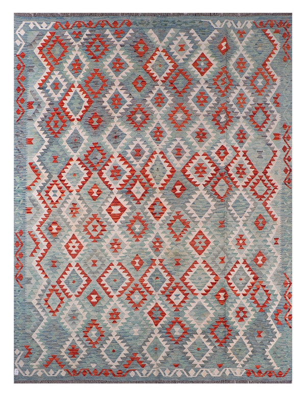 Maimana Afghanistan Kilim Rug - 341 x256 cm
