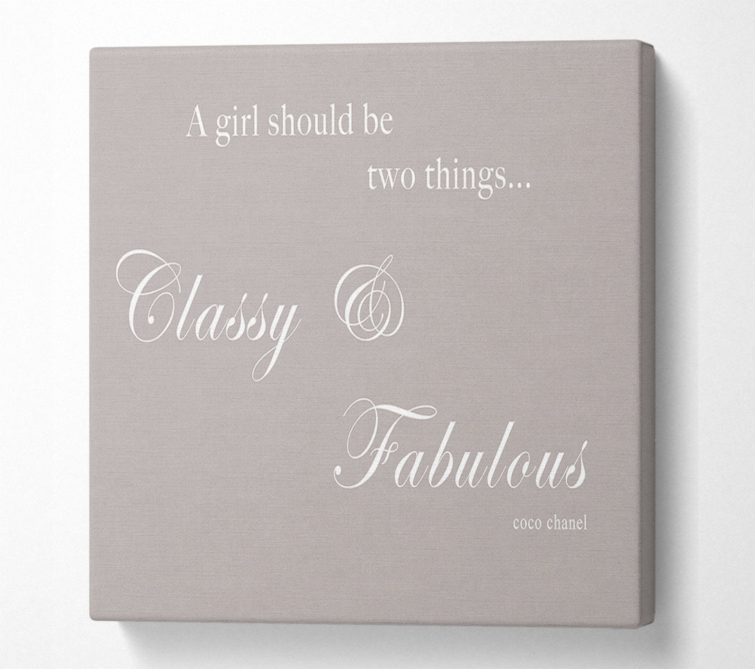  A Canvas Print of Classy n Fabulous Beige Canvas Wall Art