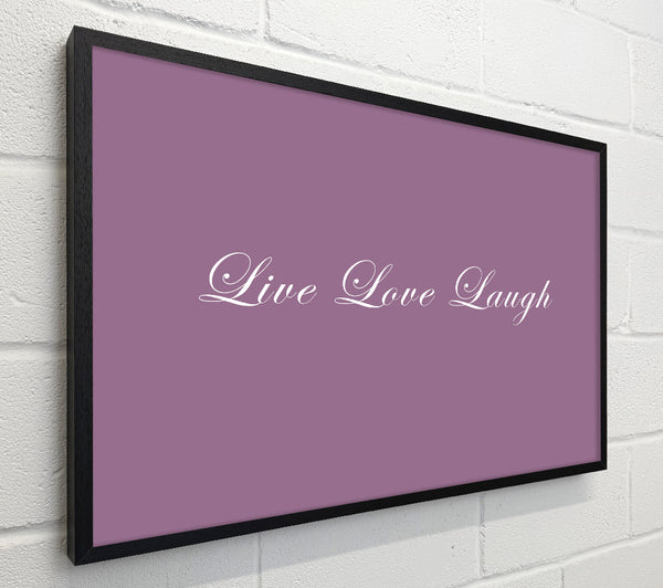Love Quote Live Love Laugh 2 Dusty Pink