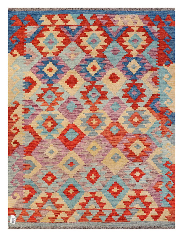 Maimana Afghanistan Kilim Rug - 171 x129 cm
