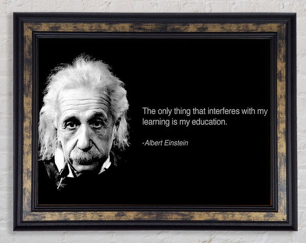 Motivational Quote Albert Einstein Education