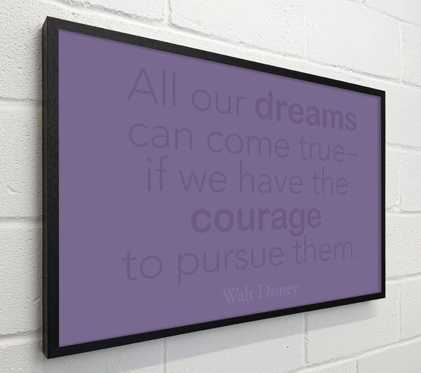 Walt Disney All Our Dreams Lilac