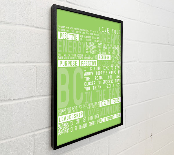 Live Your Dreams Lime Green