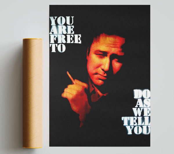 Motivational Quote Bill Hicks You Are Free Print
