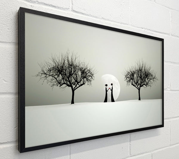Love Between The Trees And Moon