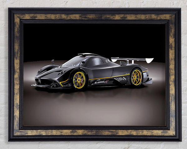 Zonda Black Beauty Framed Print