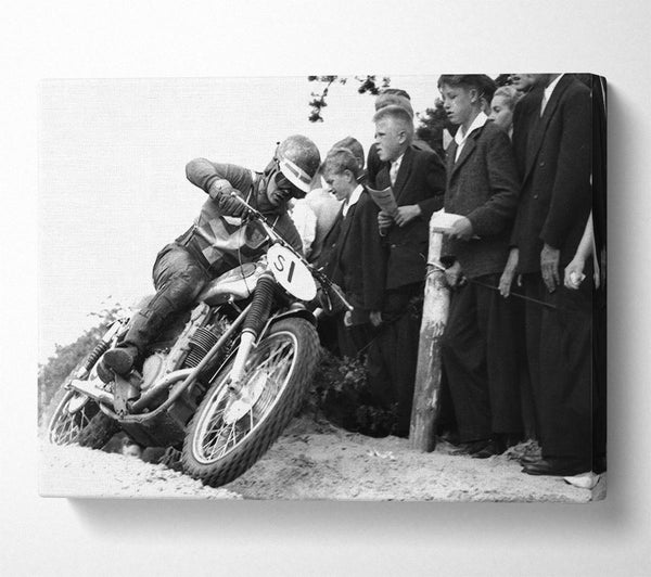 Vintage Motorcross Crowd Number One