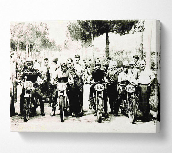 Vintage Motorcross Before The Gun