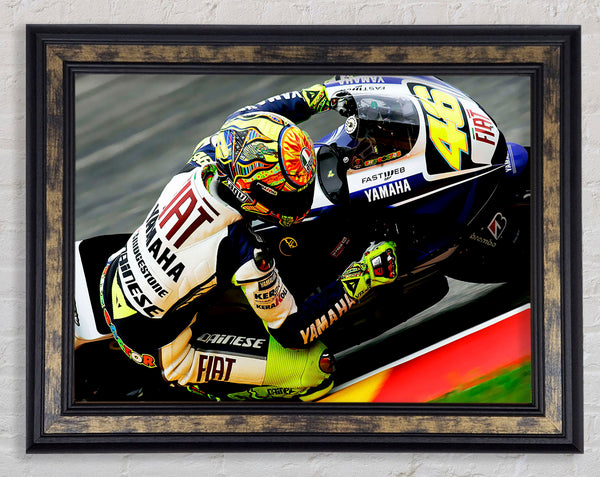 Valentino Rossi Framed Print