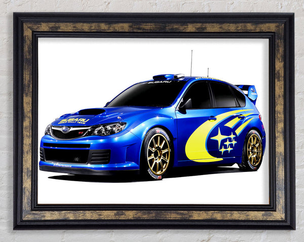 Subrau Ralley Car Framed Print