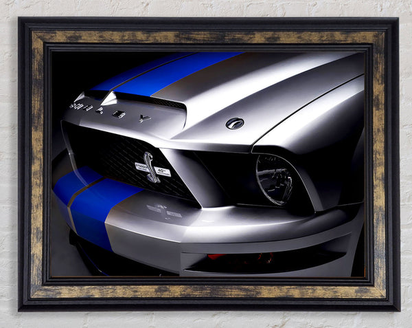 Shelby Mustang Grill Framed Print