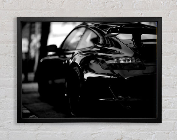 Porsche in Schwarz