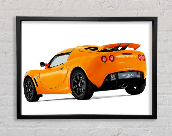 Orange Lotus Elite Heck