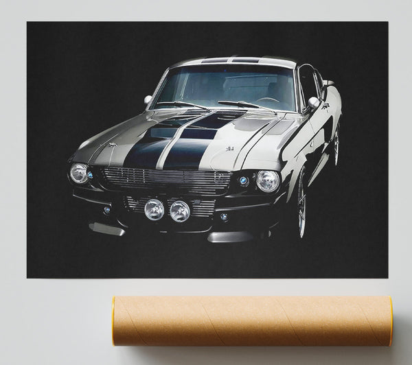 Mustang Stripes Giclee Print