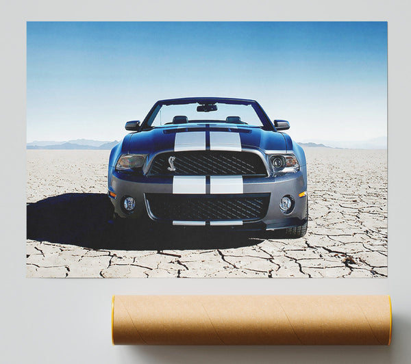 Mustang Shelby Front Profile Poster