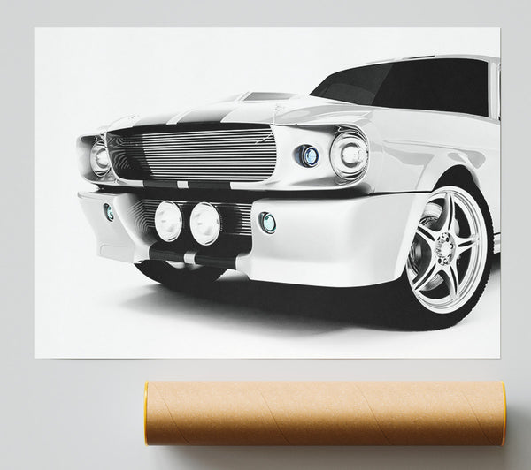 Mustang Grill Print