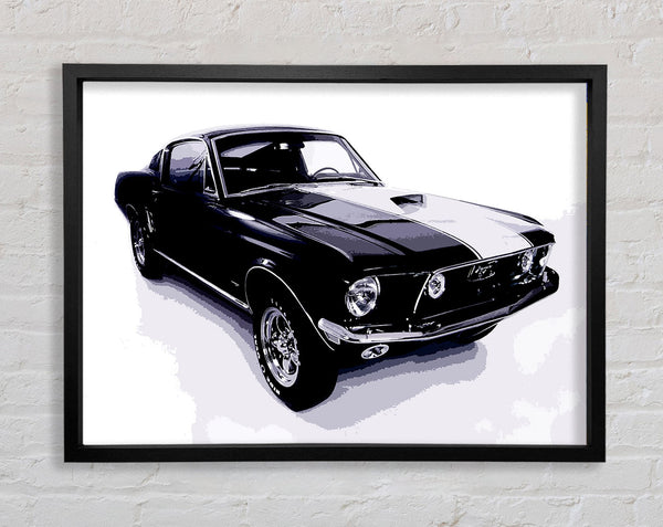 Mustang 67 B und W