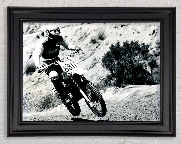 Motocross-Retro-Rennen