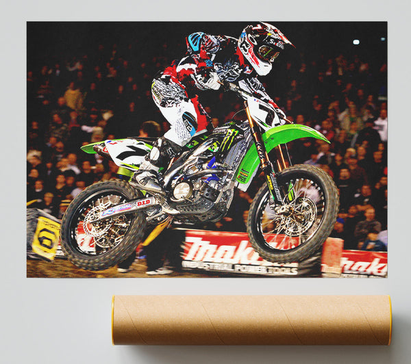 Motorcross James Stewart (Bubba) Giclee Print