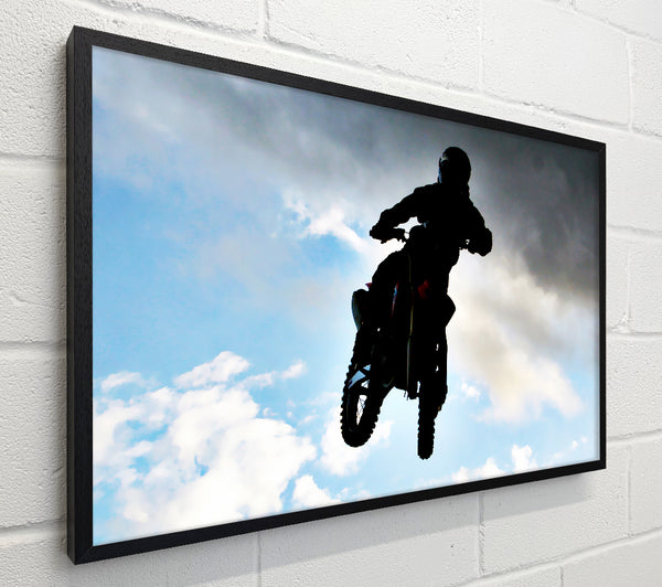 Motorcross Freestyle In The Sky