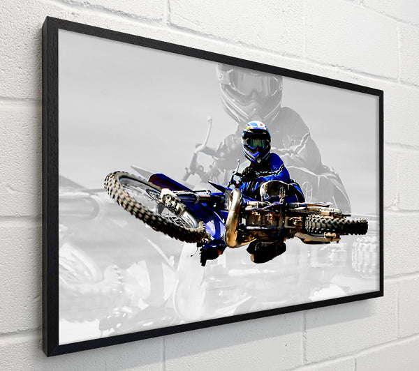Motorcross Free Styler From Above